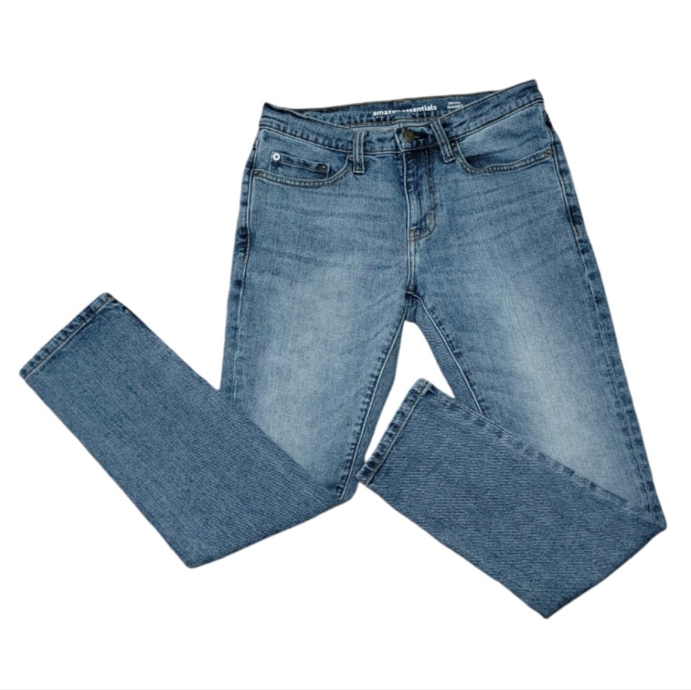 Amazon Essentials Jeans in Blue Skinny Moulant Size: 28W x 28L.